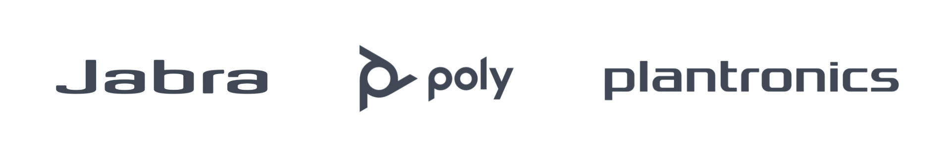 Jabra, poly, plantronics