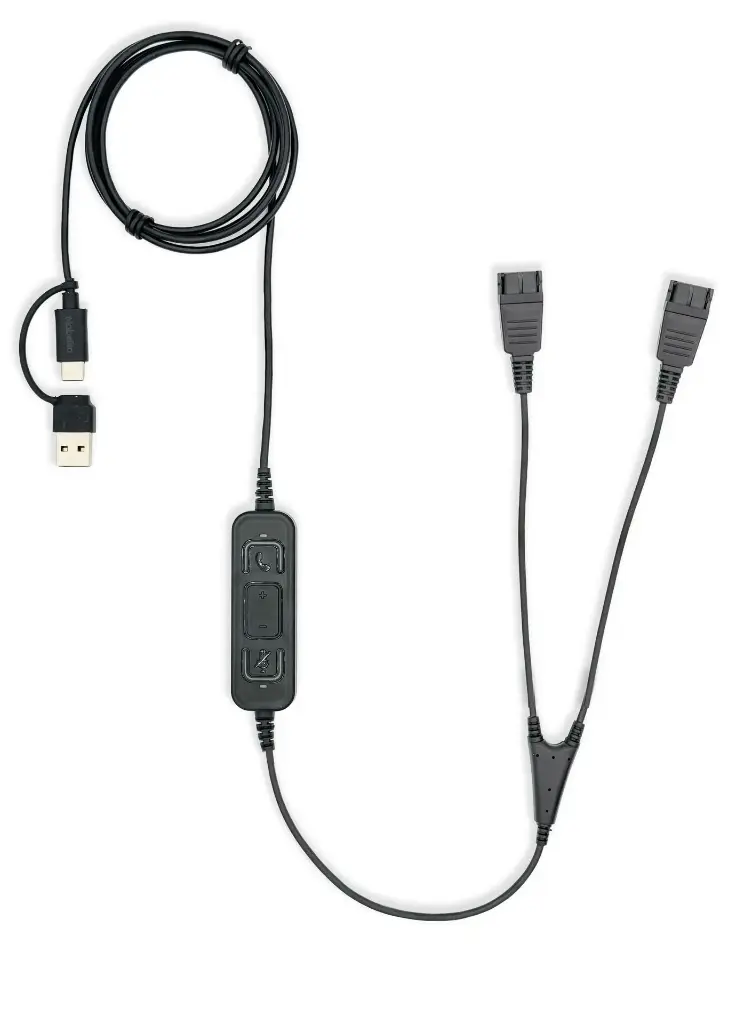 [LAB-COR-DEQD/CA-J] Double écoute QD Connect - 150 cm