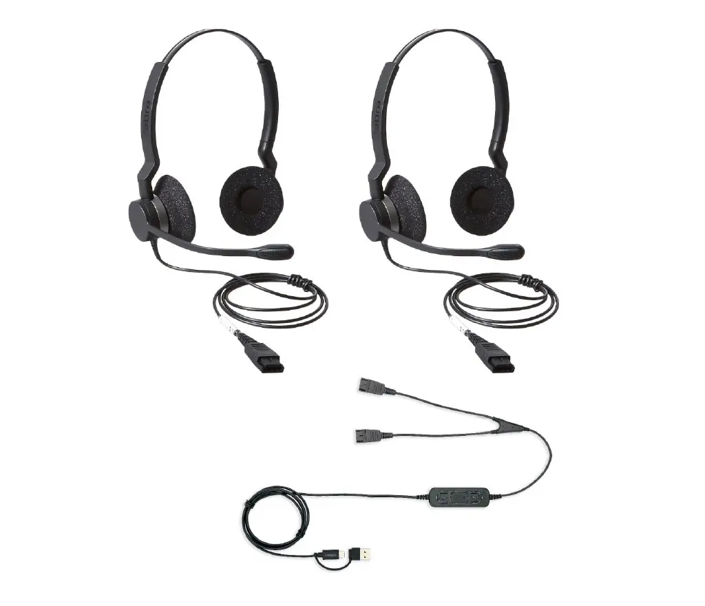 KIT Double écoute Jabra Biz 2300