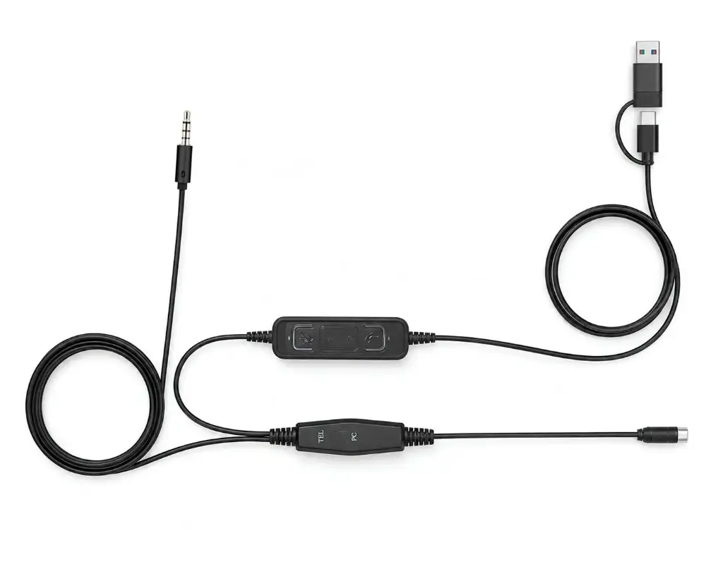 [LAB-COR-COMCA/J4] Commutateur PC Phone  Jack 3.5 - 4 broches