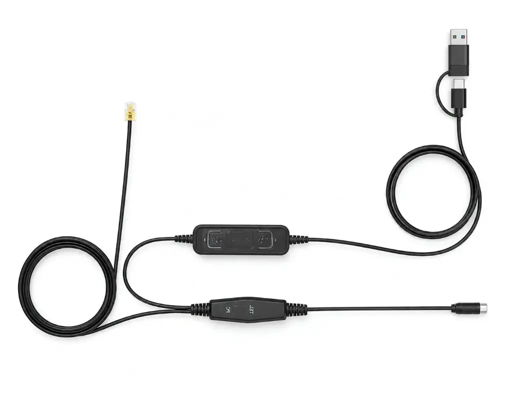 [LAB-COR-COMCA/RJ9] Commutateur PC Phone RJ9