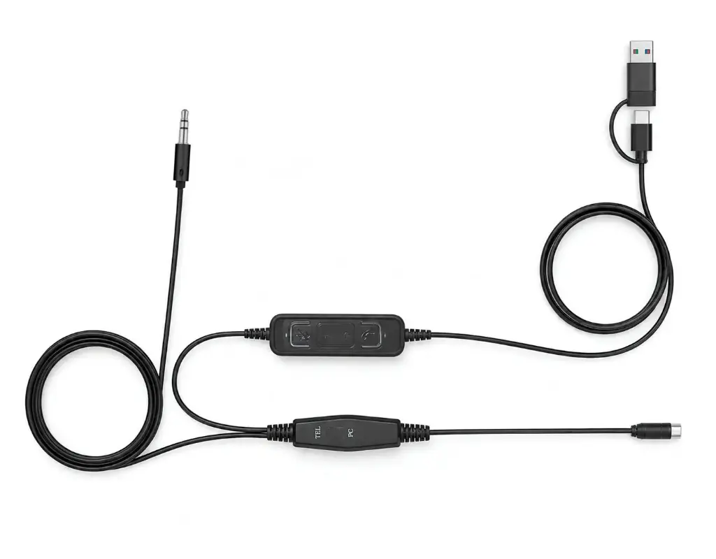 Commutateur PC Phone  Jack 3.5 - 3 broches