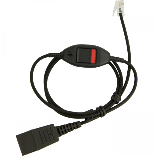 Cordon QD mute cable - RJ9 (8800-01-20) 